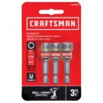 JUEGO DE DESTORNILLADORES MAGNETICOS PARA TUERCAS 3PZS CRAFTSMAN CMAFMND-3