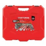 JUEGO DE ENCHUFES ESTANDAR Y METRICO 105 PIEZAS  CRAFTSMAN CMMT12023