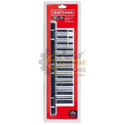 JUEGO DE DADOS PROFUNDOS SAE DE 12 PUNTAS 11PZS CRAFTSMAN CMMT12048