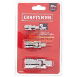 LLAVE DE VASO UNIVERSAL DE 3 PIEZAS CRAFTSMAN CMMT99277