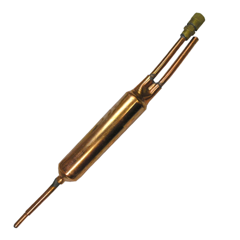 FILTRO DESHIDRATADOR CON COLILLAS Y VALVULA 25 GRS.